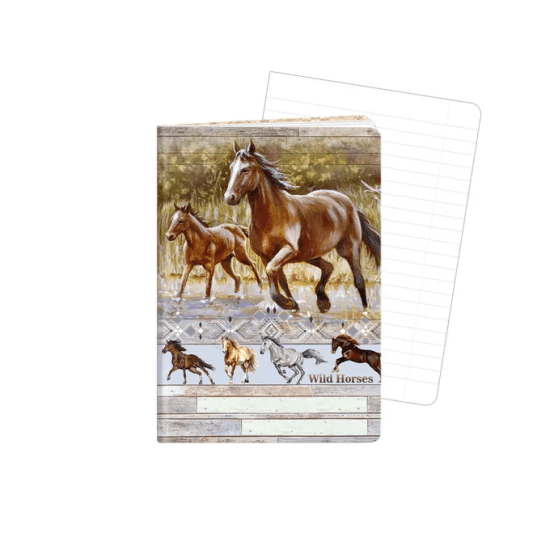 Argus Školní sešit 644 - Wild horses - A6, linkovaný, 40 listů -1598-0414