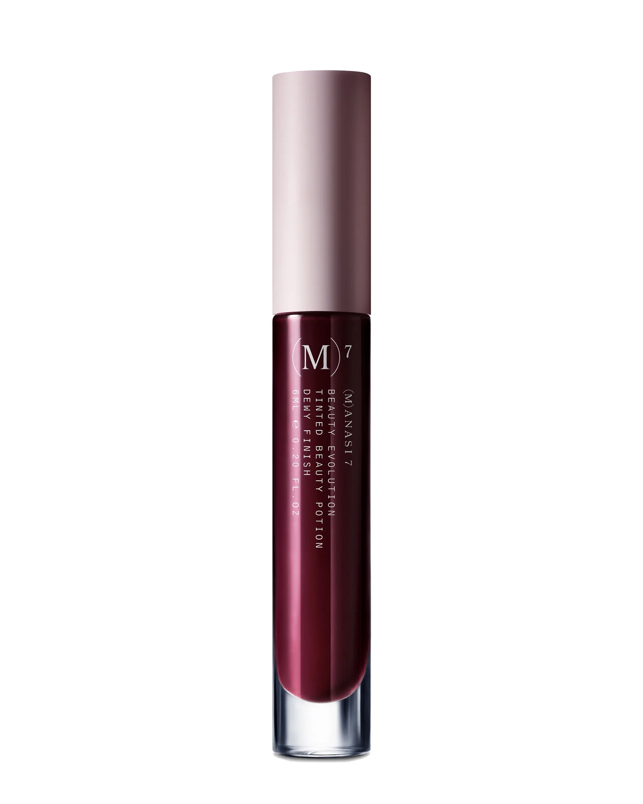 (M)ANASI 7 Pečující multifunkční olej na rty, tváře a oči (Tinted Beauty Potion) 6 ml Cassis