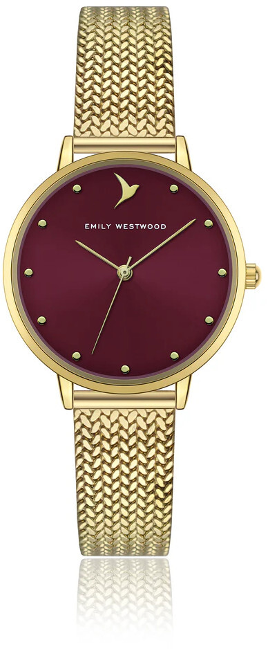 Emily Westwood Burgundy Gold Chic EKK-5914GQ