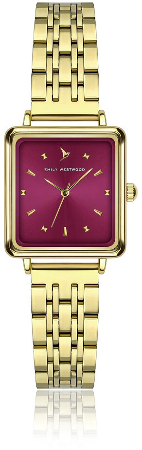 Emily Westwood Burgundy Muse Gold EKM-5714GQ