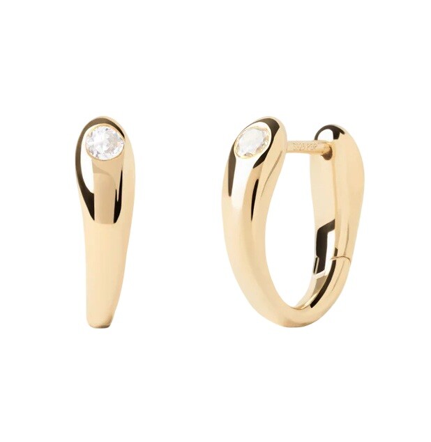 PDPAOLA Nadčasové pozlacené náušnice Serena AR01-E72-U