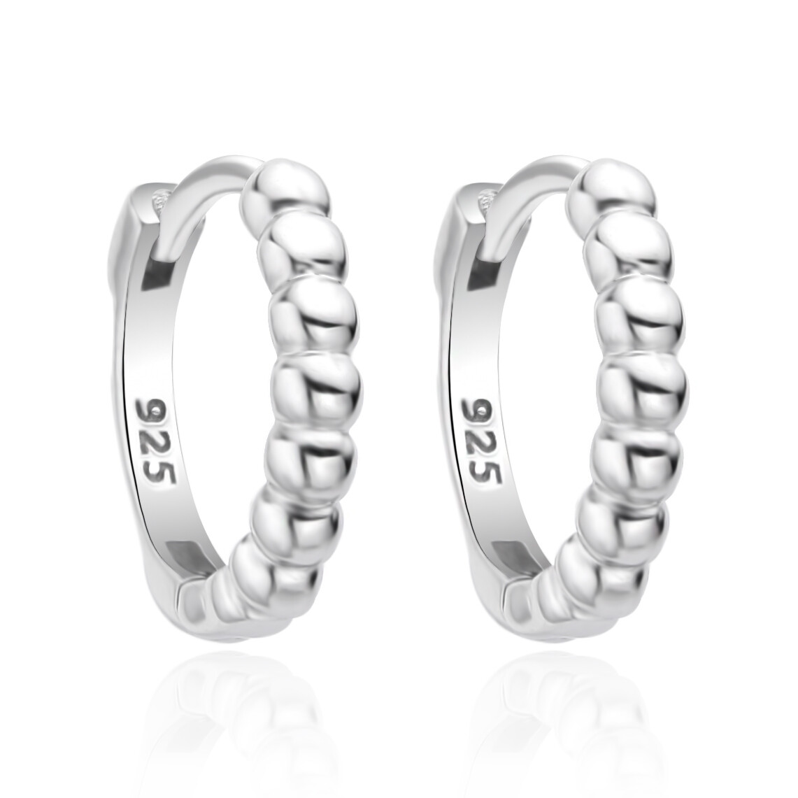 Agato Půvabné kruhové náušnice ze stříbra AGT-E249K