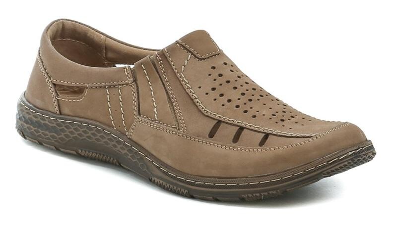 Mateos 492 světle hnědé pánské polobotky