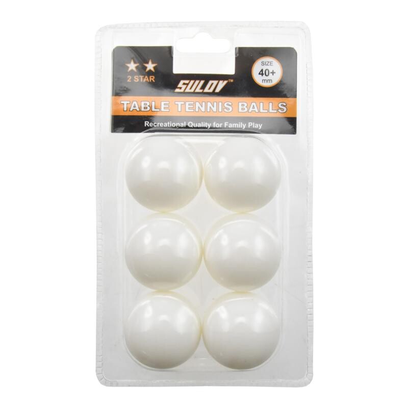 RULYT Míčky na stolní tenis 6ks 2*
