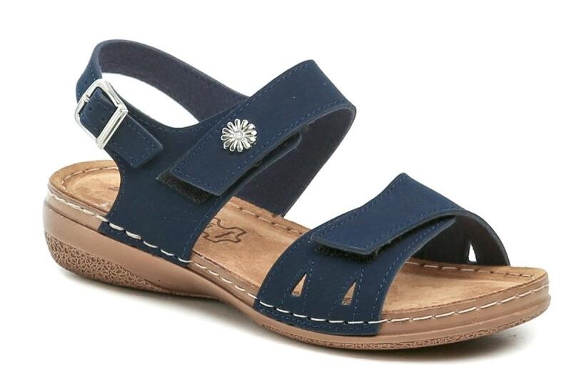Scandi 250-2024-D1 navy dámské sandály