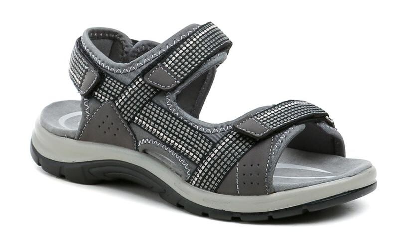 Scandi 251-2190-C1 šedé sandály