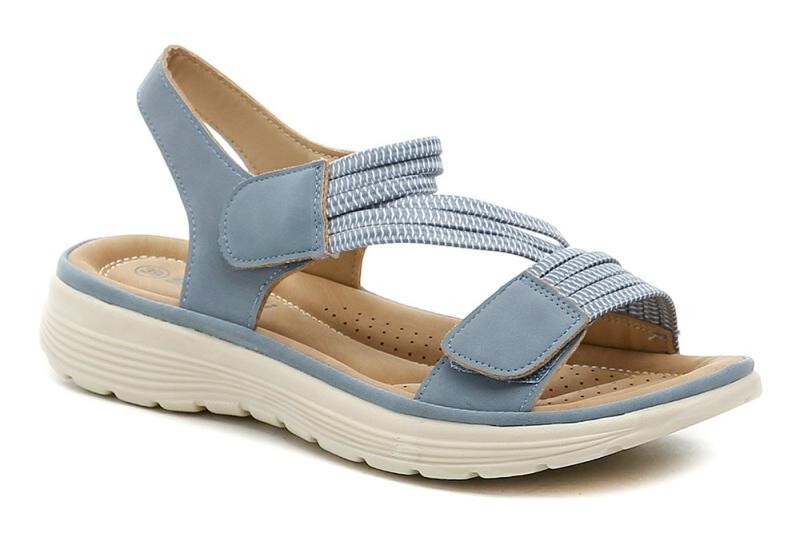 Scandi 251-2214-D1 modré dámské sandály
