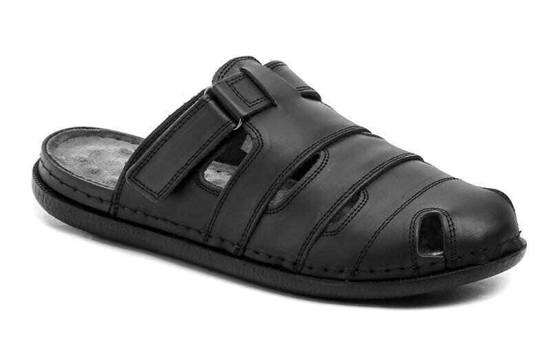 T. Sokolski T.Sokolski L25-417 černé pánské nazouváky