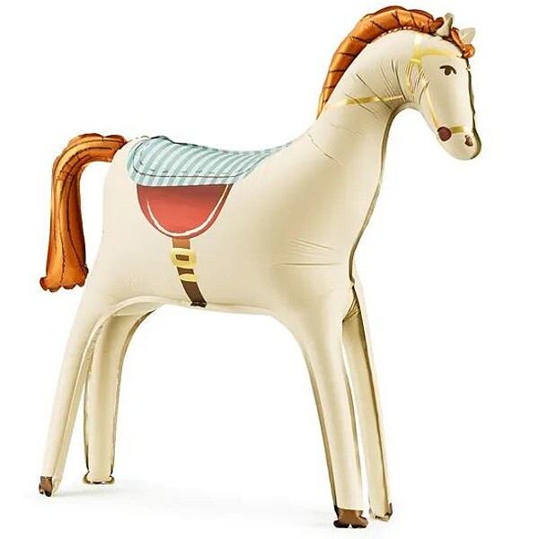 Balónek fóliový samostojný Kůň 86,5x73 cm