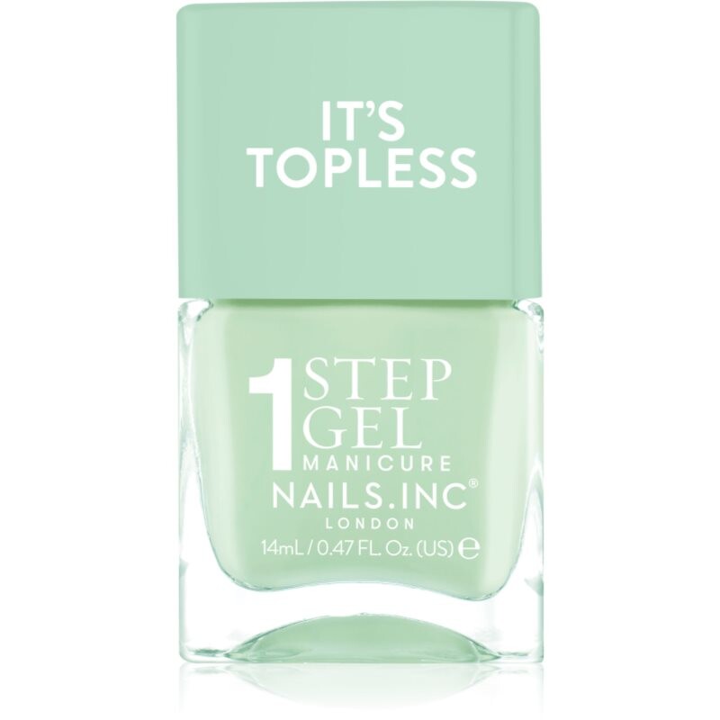Nails Inc. It’s Topless gelový lak na nehty pro dlouhotrvající efekt odstín Camilla 14 ml