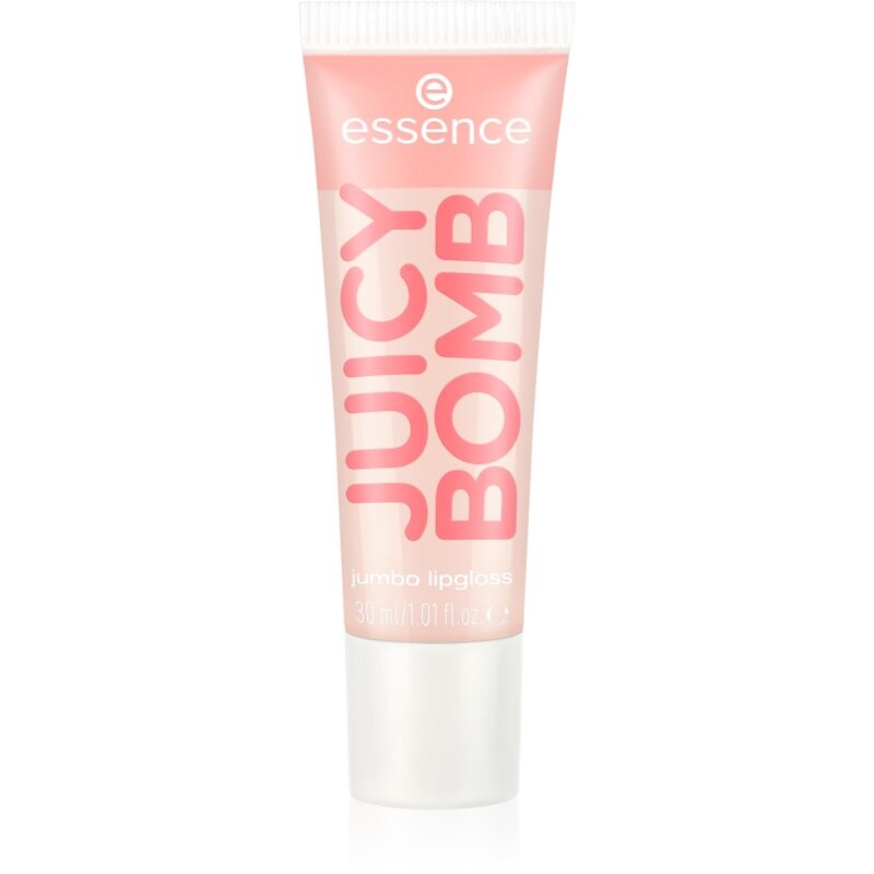 essence Juicy Bomb Party lesk na rty velké balení odstín 01 Lovely Litchi 30 ml