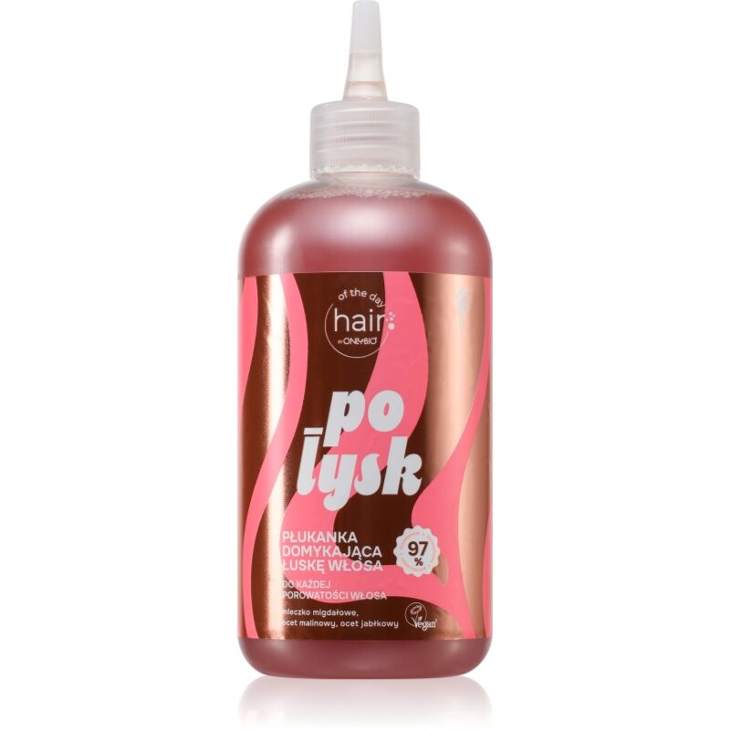 OnlyBio Hair Of The Day Shine Rinse kondicionér pro lesk a hebkost vlasů 300 ml