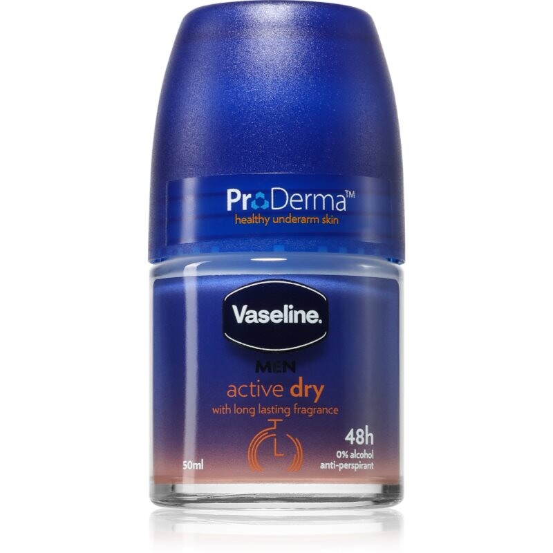 Vaseline Men Active Dry Roll-On antiperspirant roll-on pro muže 50 ml