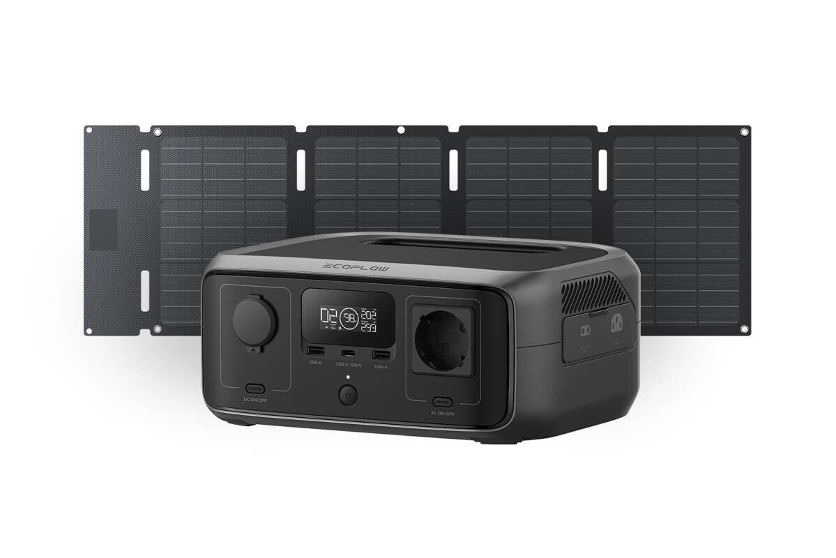 EcoFlow RIVER 3 UPS + solární panel 45W 1ECOR640UPS45WHB