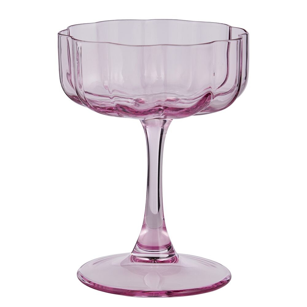 FIORI Sklenice na šampaňské 220 ml - růžová