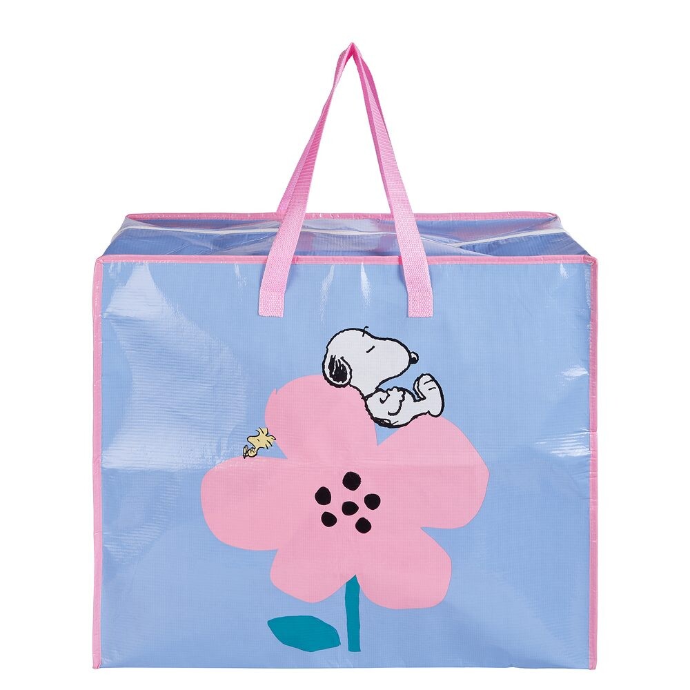 BAG ATTACK Taška JUMBO Snoopy a květina - modrá