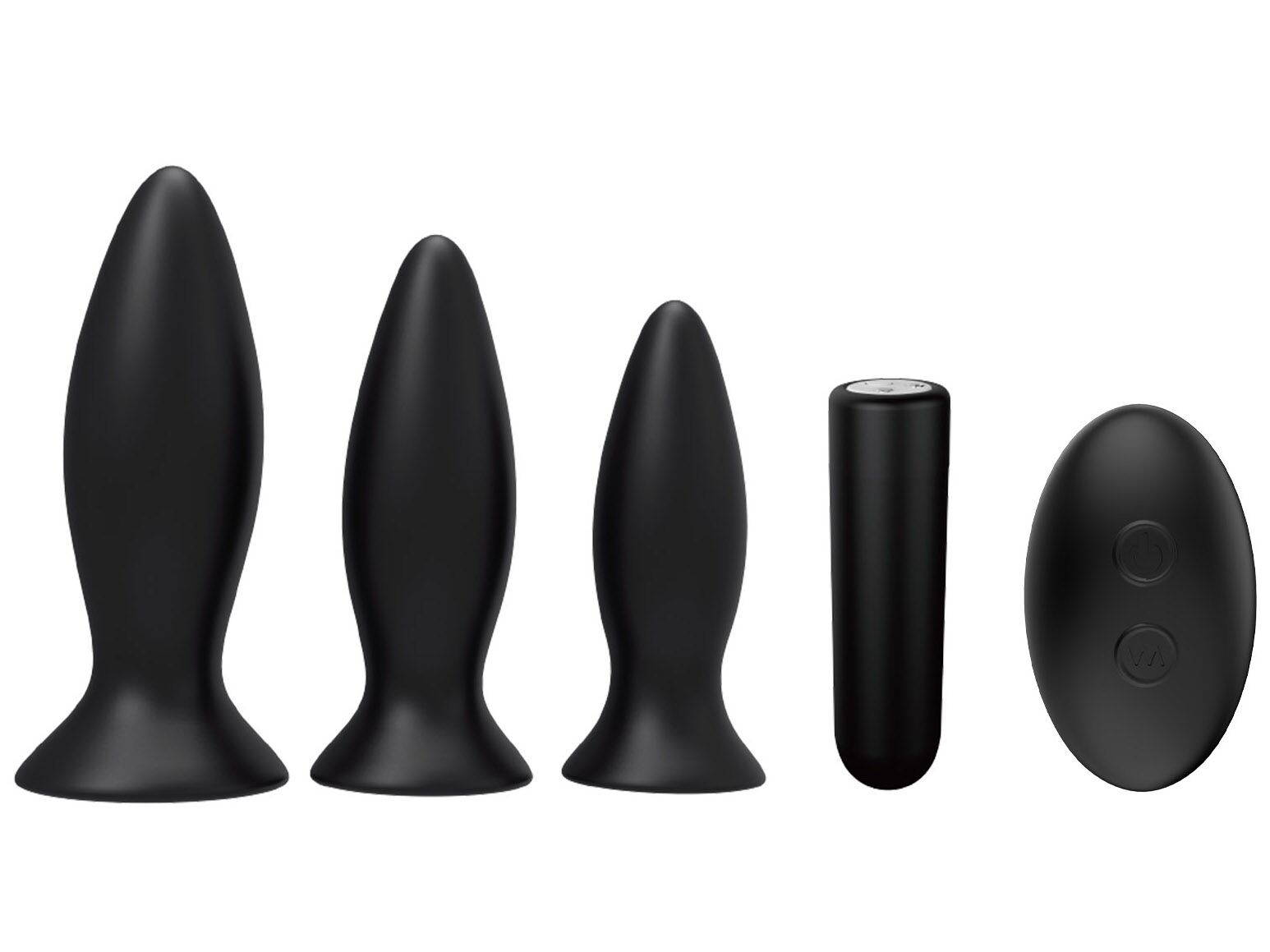 S Pleasures Sada análních kolíků a vibrační patrony (+ dálkový ovladač) Triplicity - S Pleasures