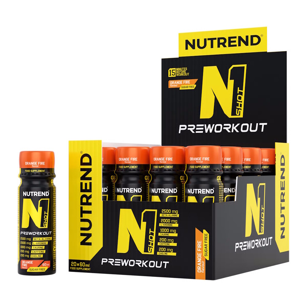 Nutrend N1 Shot 20x60 ml orange fire