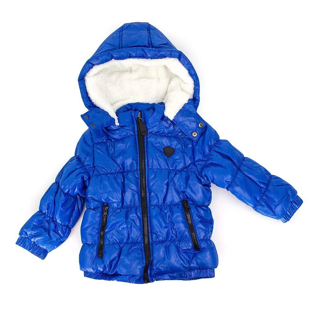 Bunda chlapecká Puffa, Minoti, FLY 2, modrá - 68/80 | 6-12m