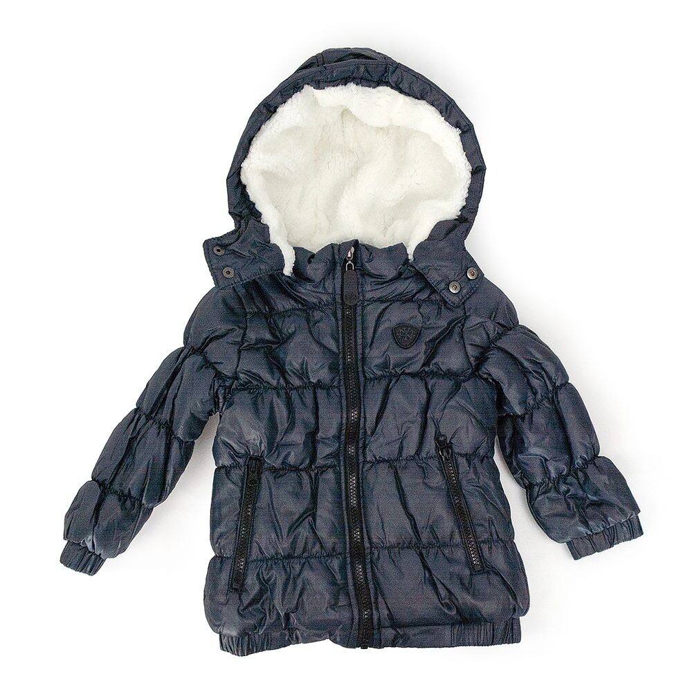 Bunda chlapecká  PUFFA, Minoti, FLY 2, šedá - 68/80 | 6-12m