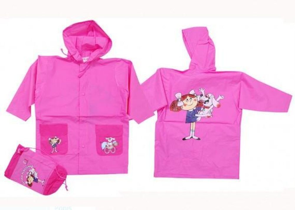 Pláštěnka Káťa a Škubánek, Pidilidi, PL0025, růžová - 116 | 6let
