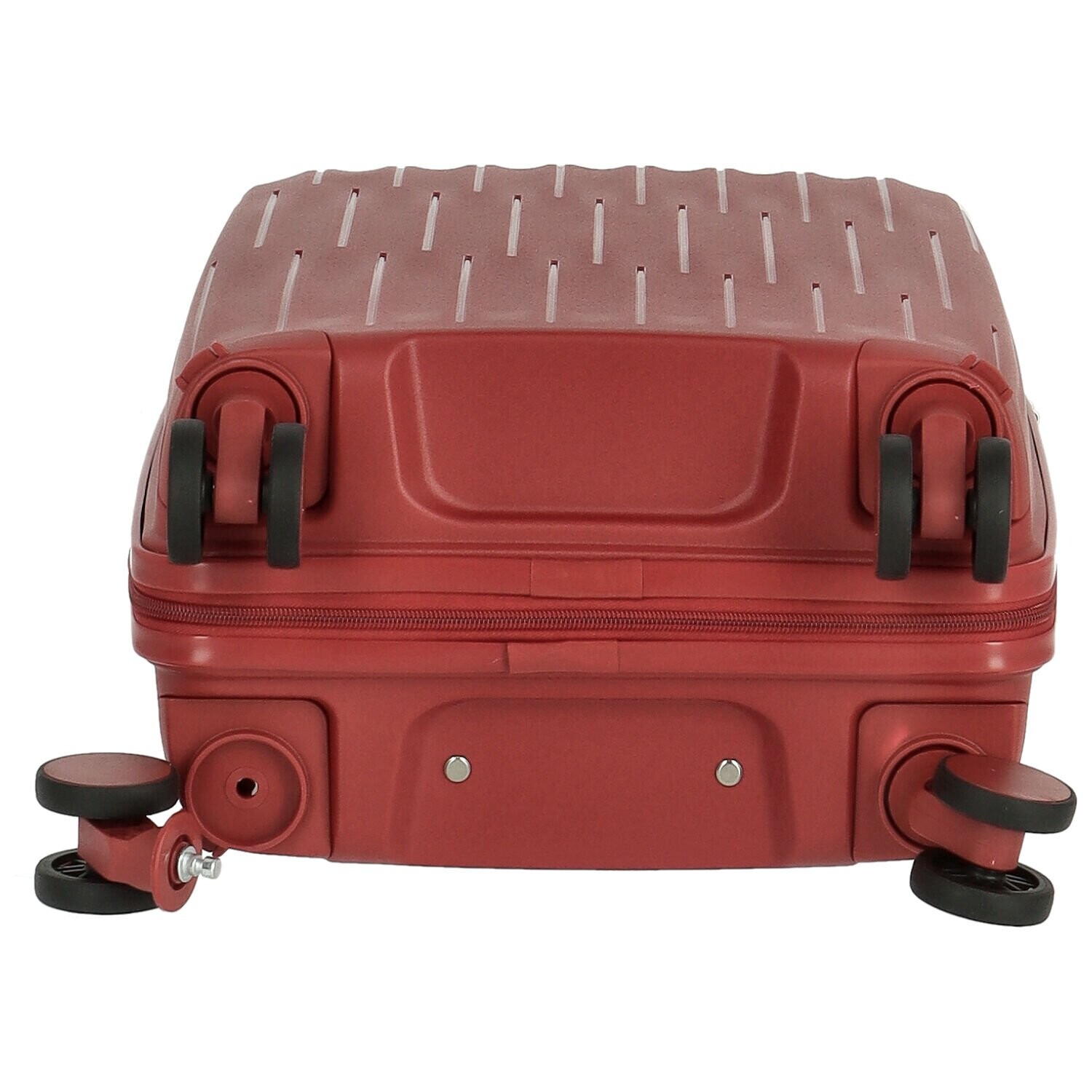 Cestovní plastový kufr Galaxy velikost L, tmavě červený