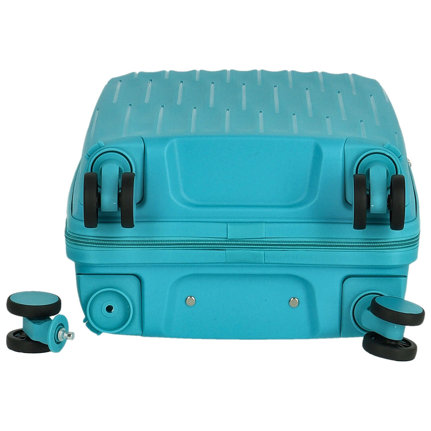 Cestovní plastový kufr Galaxy velikost SADA, tyrkysový