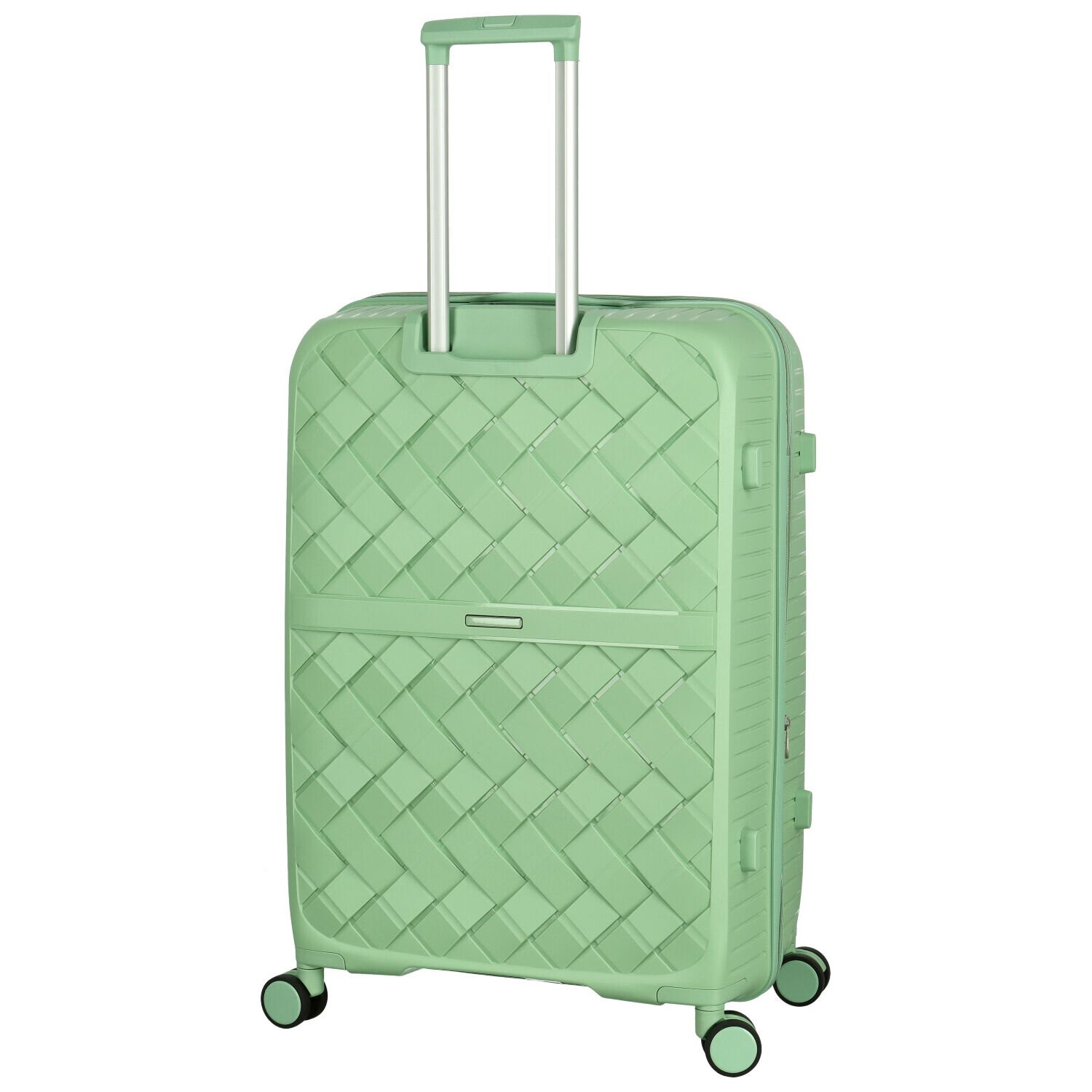 Cestovní plastový kufr Ormi Galileo velikost SADA, světle zelený