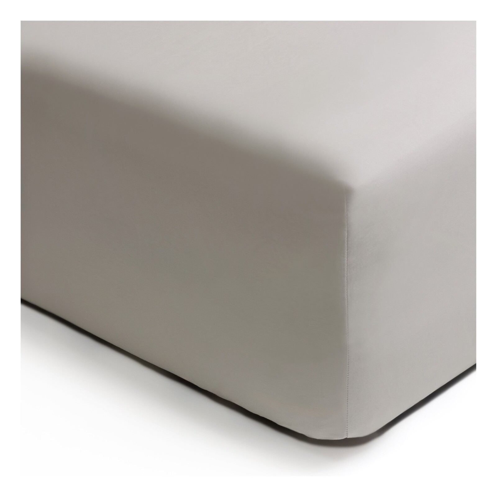 Jednolůžkové napínací prostěradlo NOA 90 x 200 cm, šedý kámen, bavlna, Clarysse