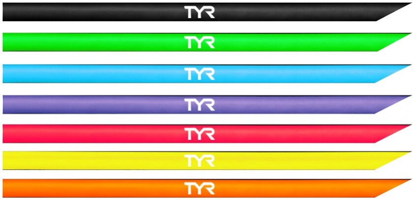 Tyr Silicone Hand Paddle Replacement Strap Černá