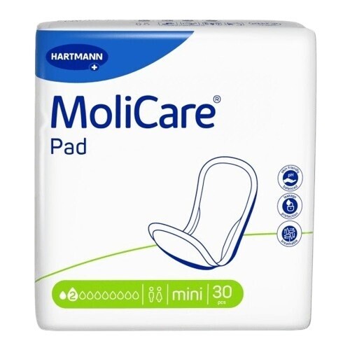 MoliCare Pad inkontinenční vložky 2 kapky Mini 30ks
