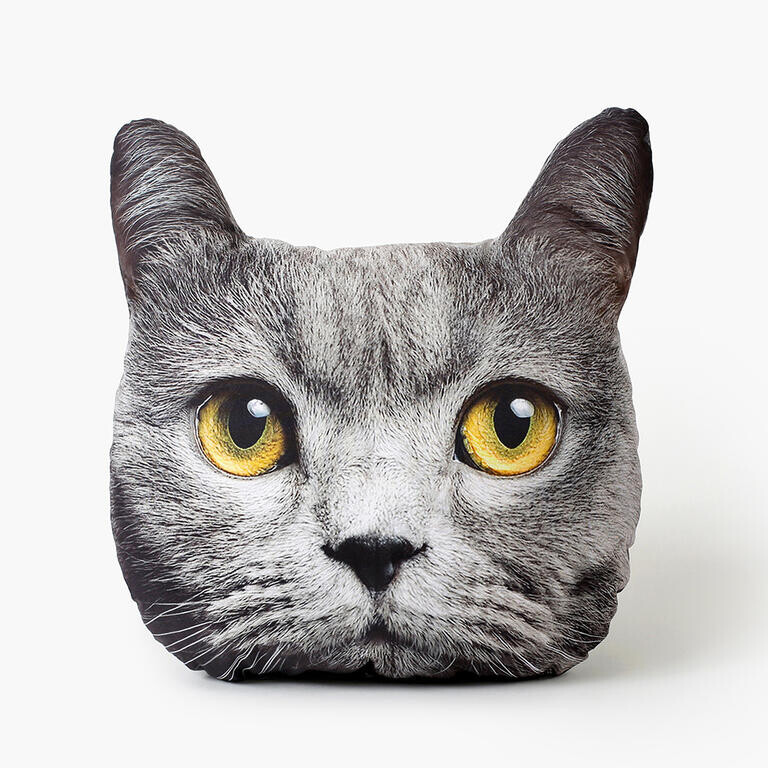 Tvarovaný polštářek 3D BRITSKÁ KOČKA