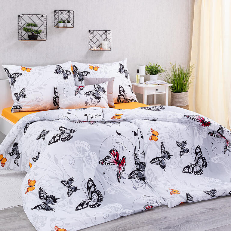 Bavlněné ložní povlečení BUTTERFLY