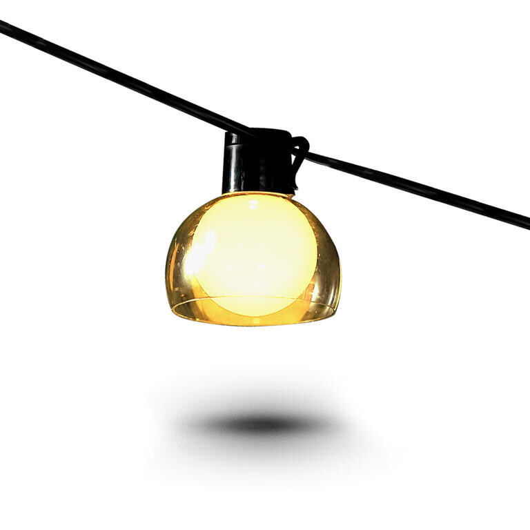 Zahradní solární světelný řetěz 8 LED