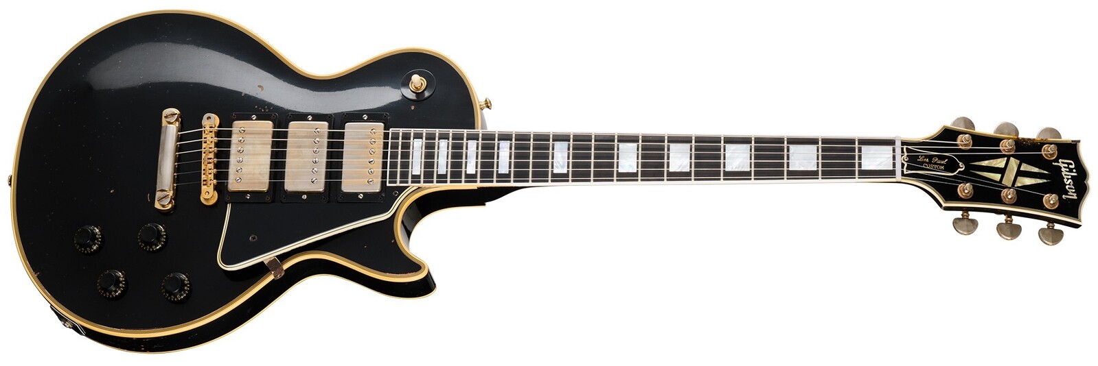 Gibson Custom Shop Eric Clapton 1958 Les Paul 3PU Ebony Murphy Lab Age