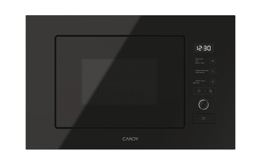 Vestavná mikrovlnná trouba s grilem Candy černá MICG20GDFB