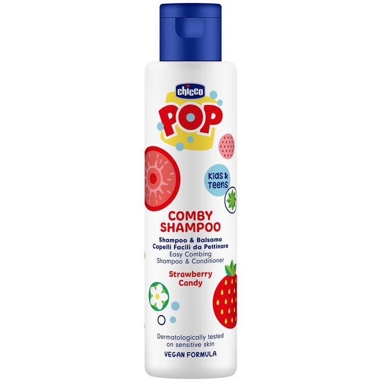 CHICCO Šampon a kondicionér Pop Comby Strawberry 250ml