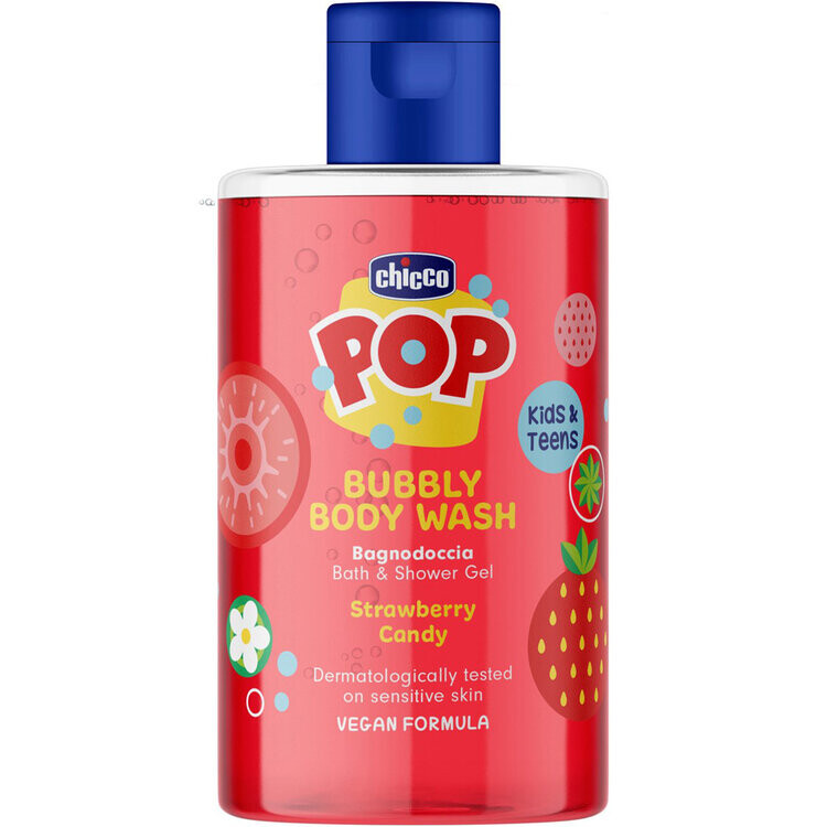 CHICCO Gel sprchový Pop Strawberry candy 300ml