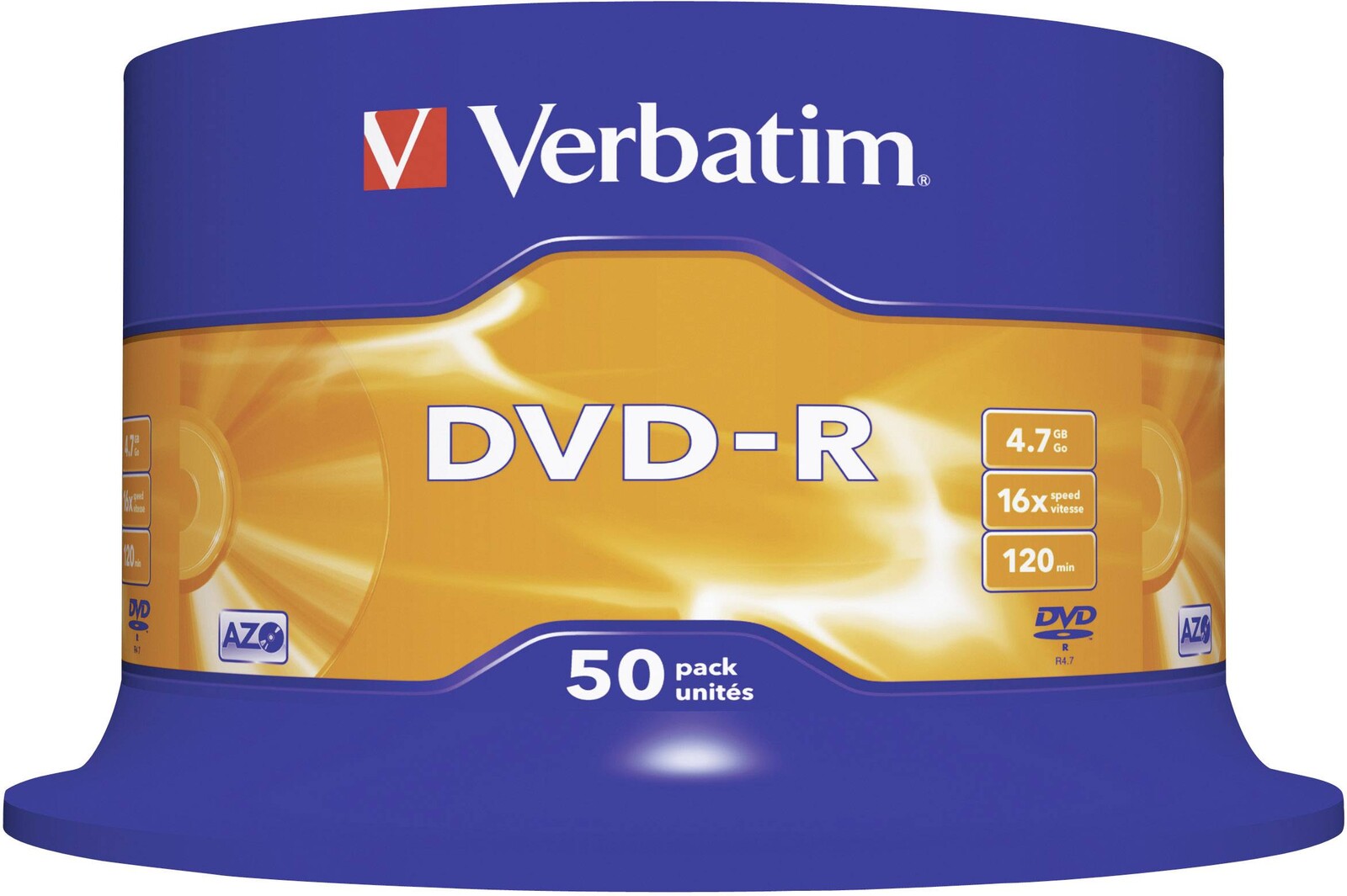 Verbatim 43548 DVD-R 4.7 GB 50 ks vřeteno