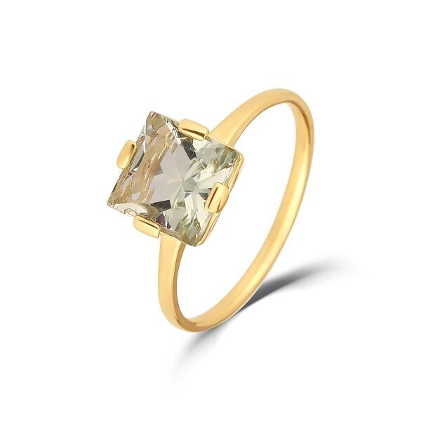 Prsteny se zeleným ametystem 224-956-GA64 51-2.10g