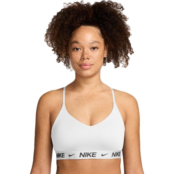 Nike INDY Dámská sportovní podprsenka, bílá, velikost