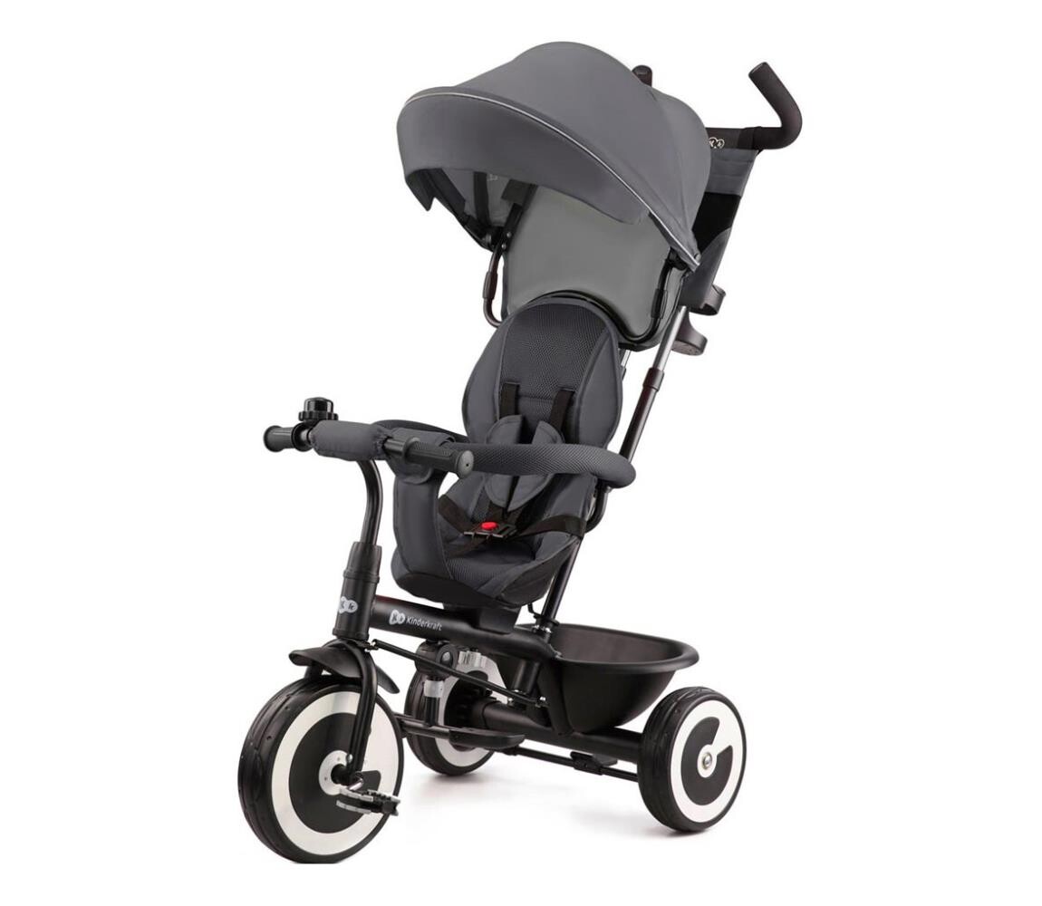 Kinderkraft KINDERKRAFT - Dětská tříkolka ASTON Malachite grey