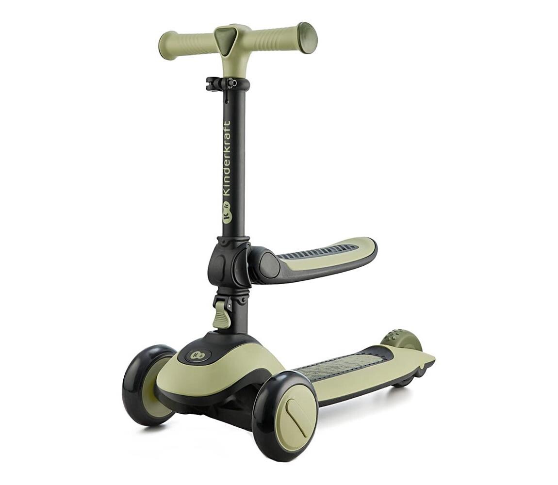 Kinderkraft KINDERKRAFT - Dětská koloběžka 2v1 HALLEY Grassland