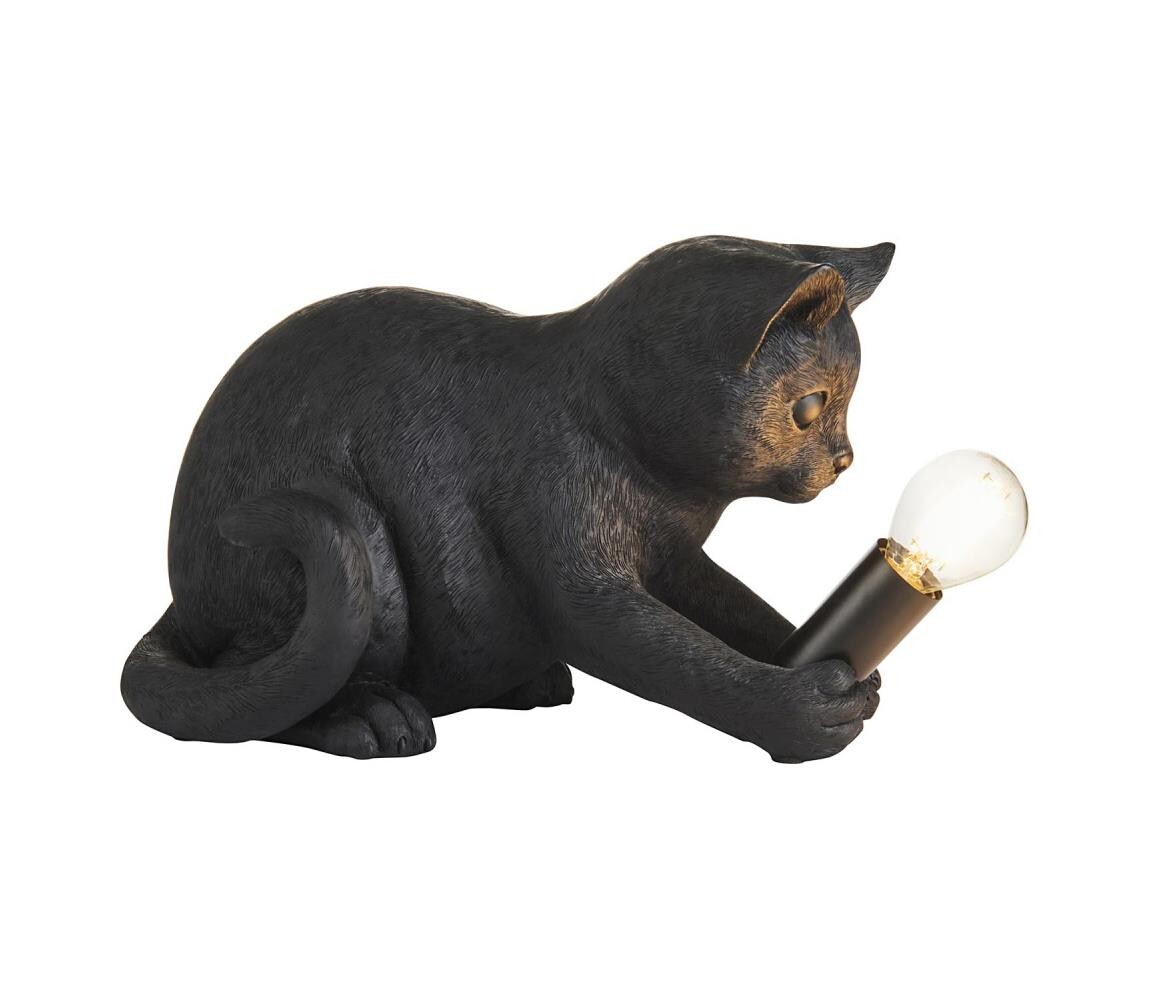 Endon Endon 107390 - Stolní lampa KITTEN 1xE14/7W/230V černá