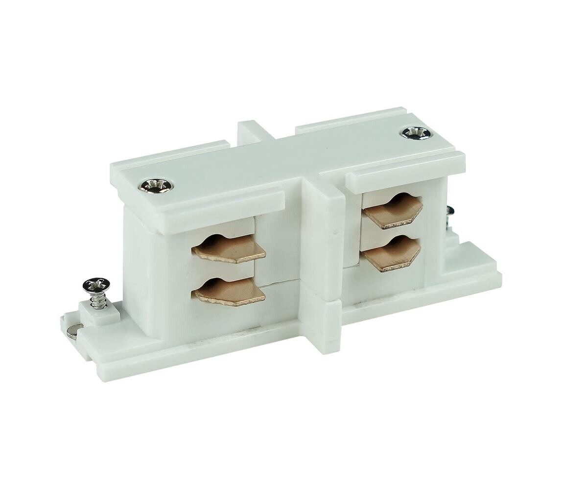 Koncovka lištového systému 3-fázová TRACER přímá bílá