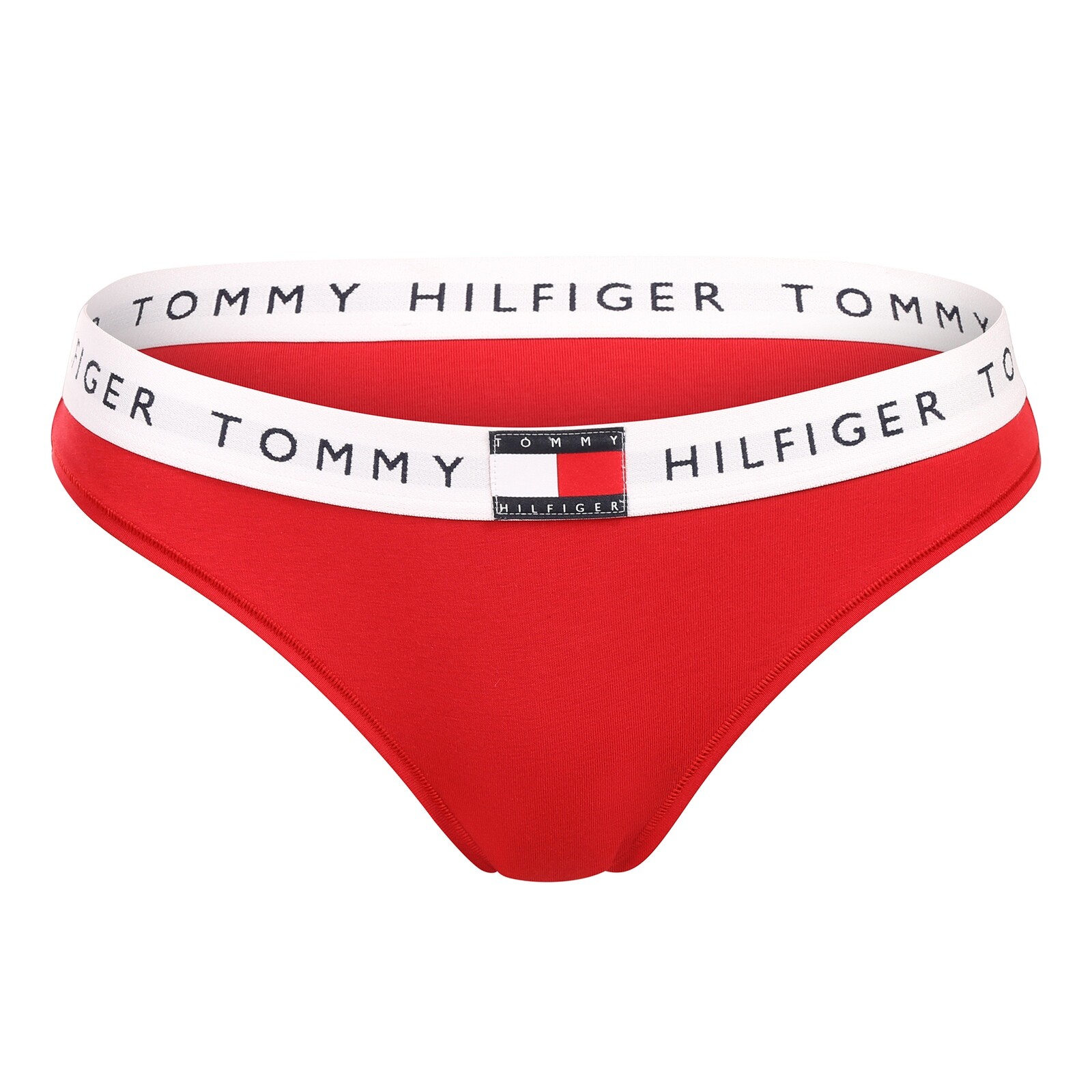 Dámské kalhotky Tommy Hilfiger červené (UW0UW06038 XLG) XS
