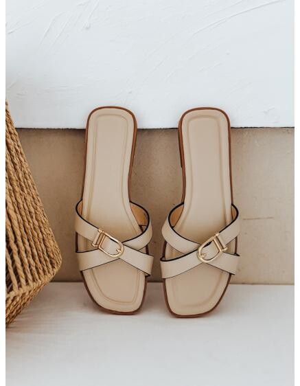 Dámské žabky béžové