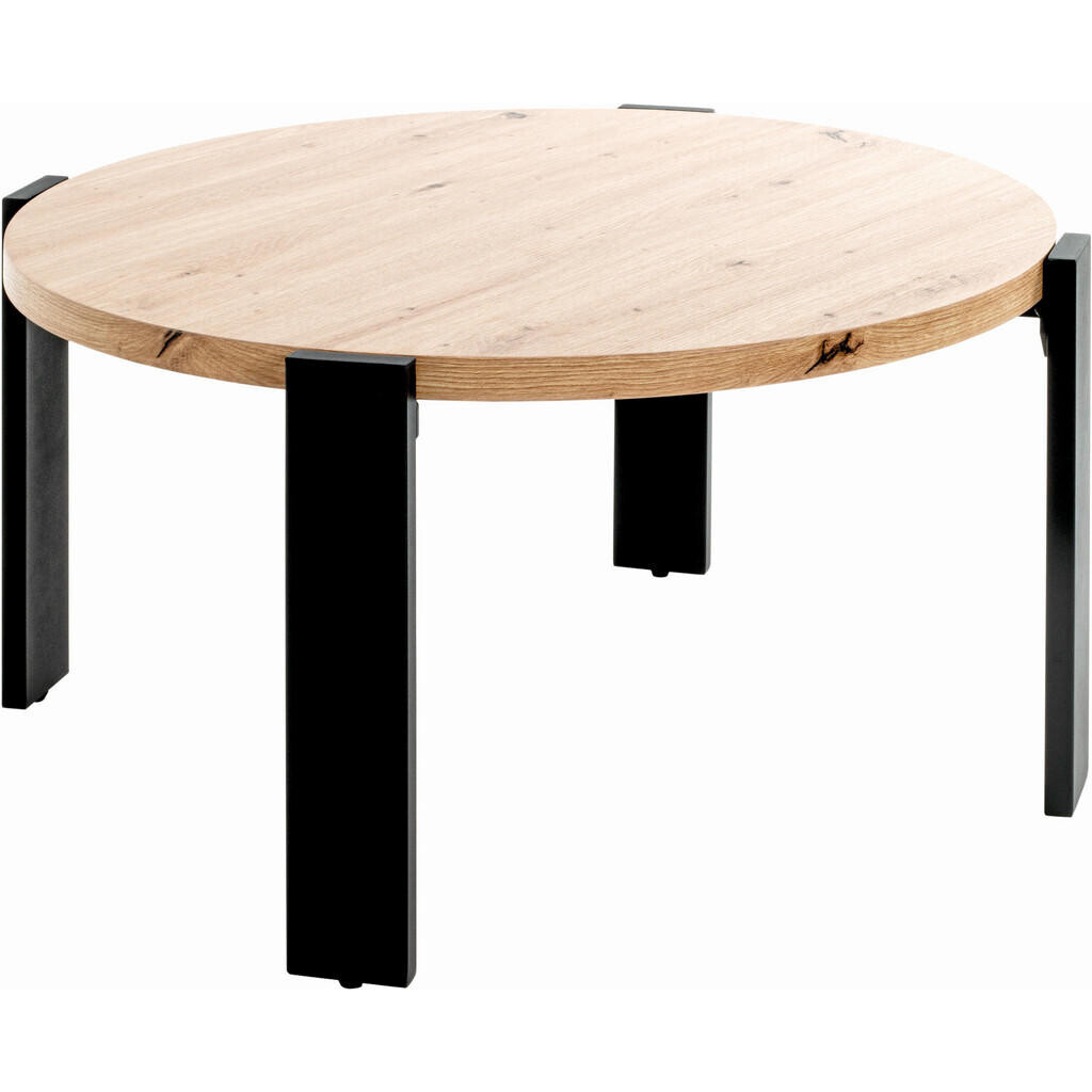 XXXL KONFERENČNÍ STOLEK, barvy dubu, kov, kompozitní dřevo, 75/75/42 cm