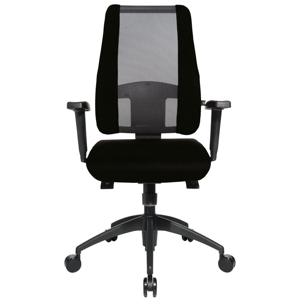 XXXL OTOČNÁ ŽIDLE, síťovina, černá