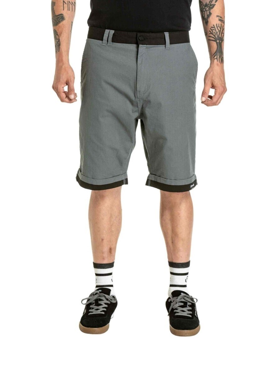 Pánské kraťasy meatfly barry 2.0 šedá/černá 32